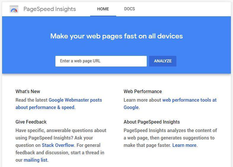 Pagespeed Insights For Seo