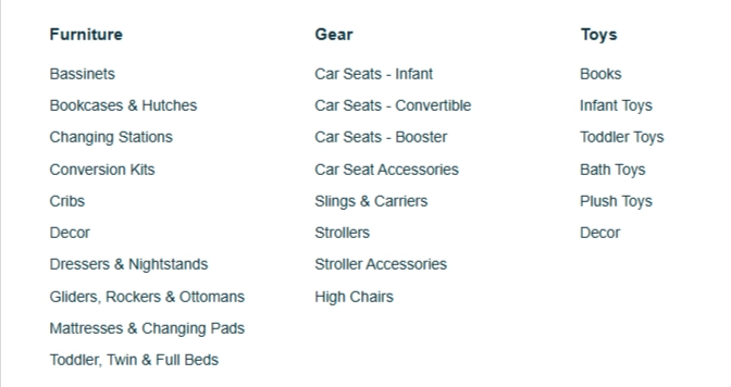 Organize Categories Hierarchically