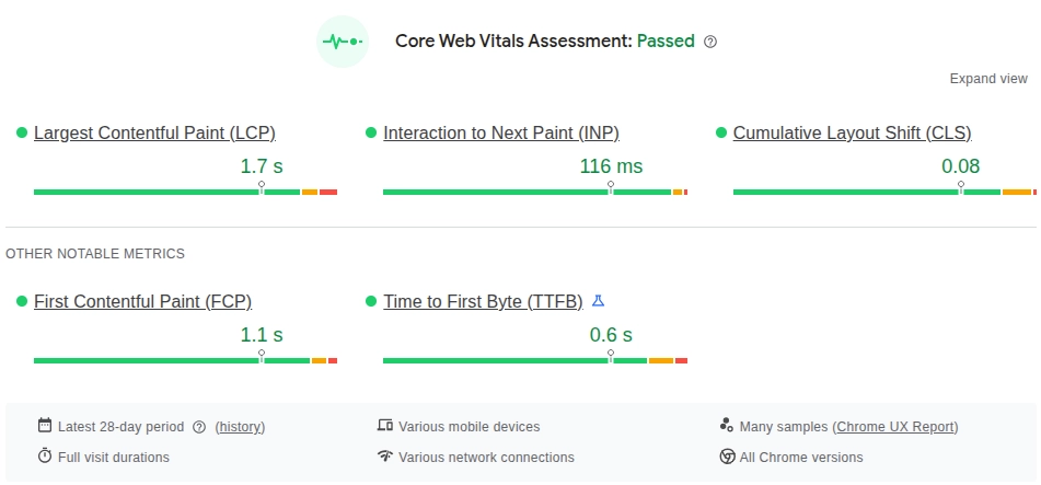 core web vitals optimization
