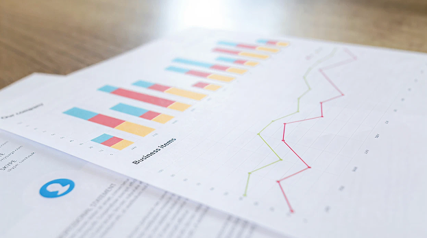 colorful graphs and charts