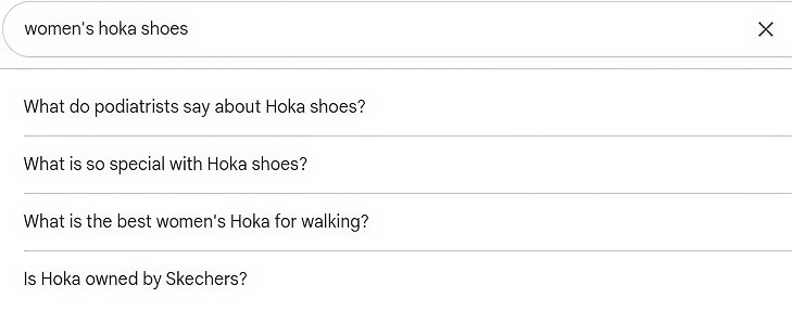 Faq schema displayed in google search results