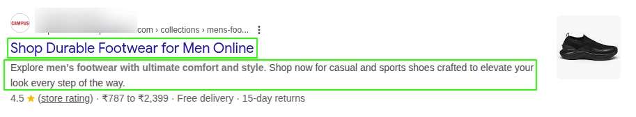 Meta Title & Meta Description Optimization for Ecommerce