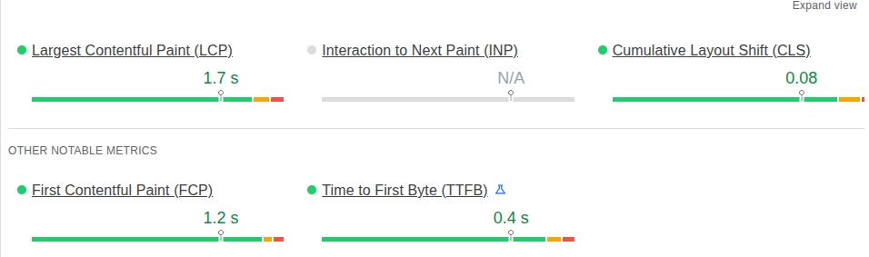 Core Web Vitals for Ecommerce