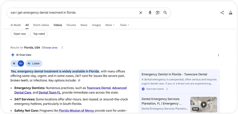 Can I Get Emergency Dental Treatment In Florida