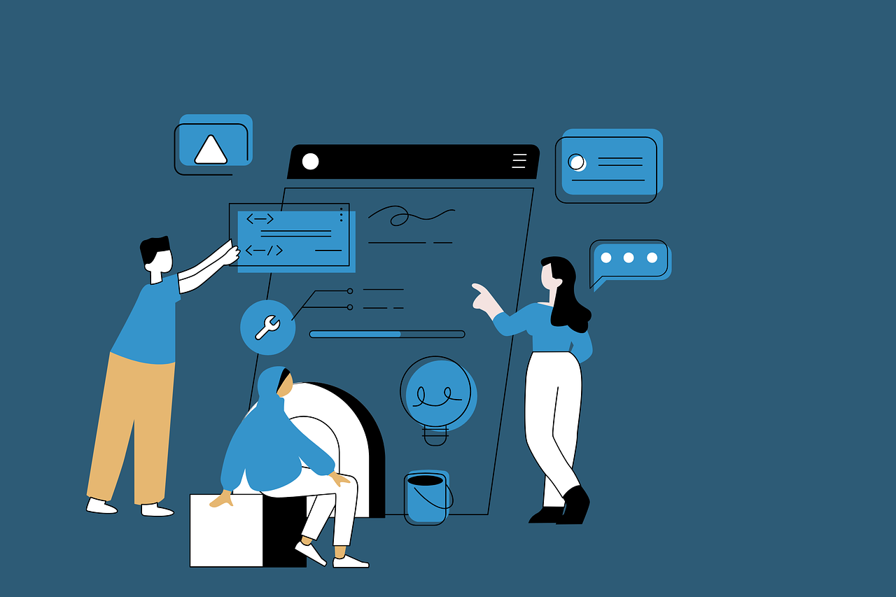 Team discussion on project