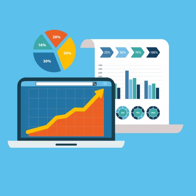 Illustration of a Google Knowledge Graph-style analytics